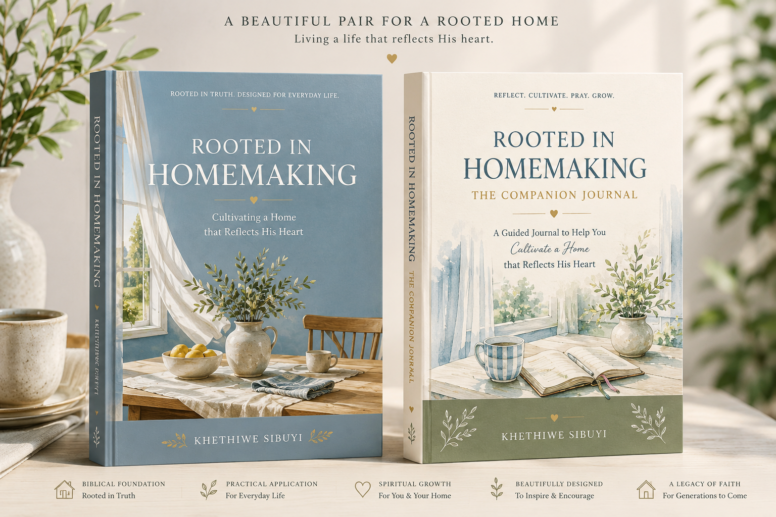 Rooted in Homemaking Companion Journal: A Guide to Help You Cultivate a Home That Reflects His Heart